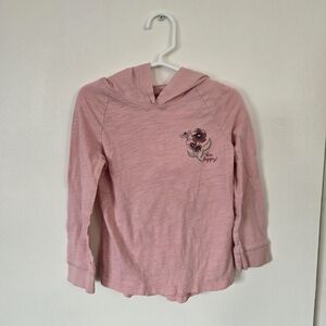 OshKosh B'gosh Light Pink Hoodie with Floral Embroidery